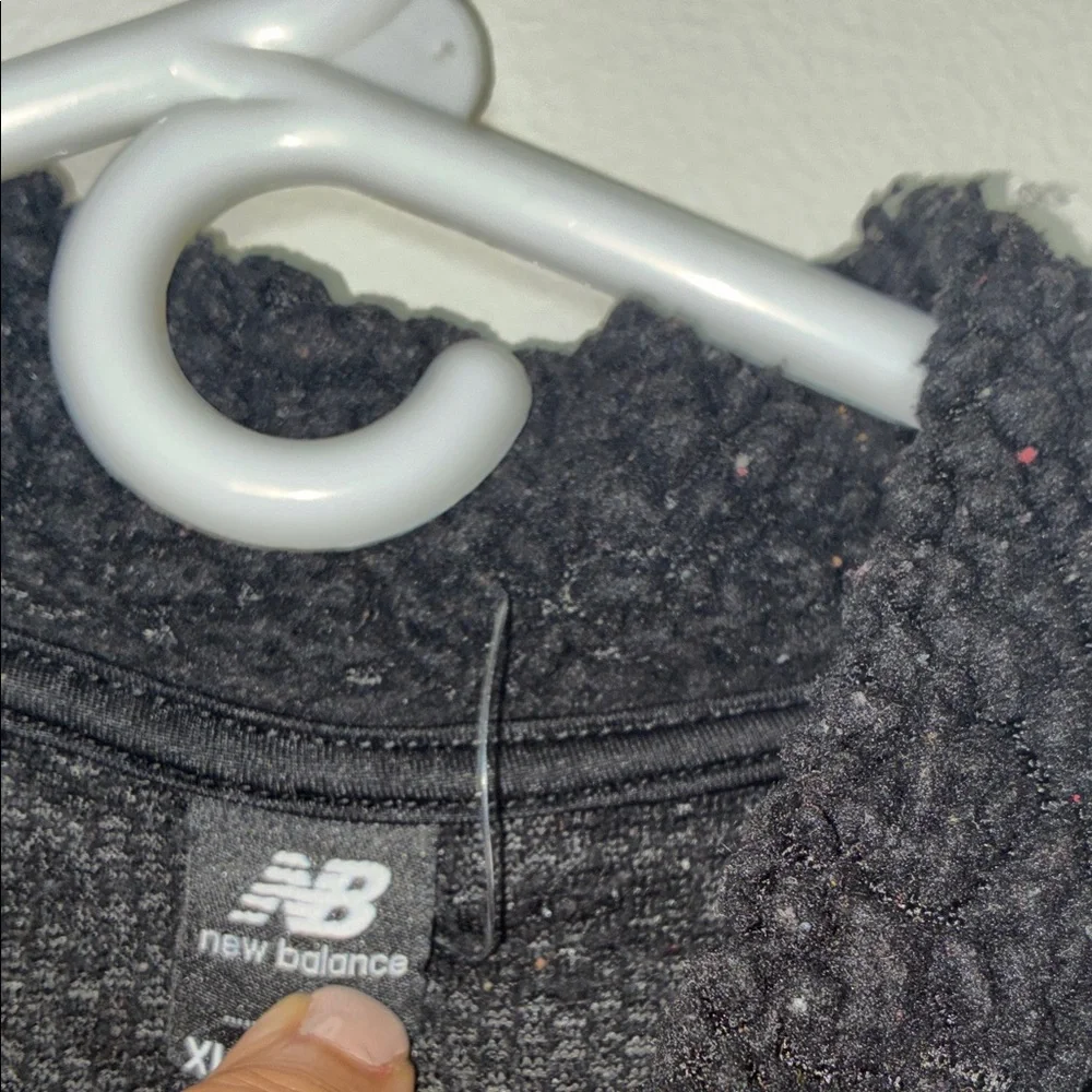 New Balance Boys Zip-Up Black Sweater